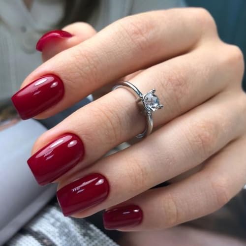 Wine Red Medium Square