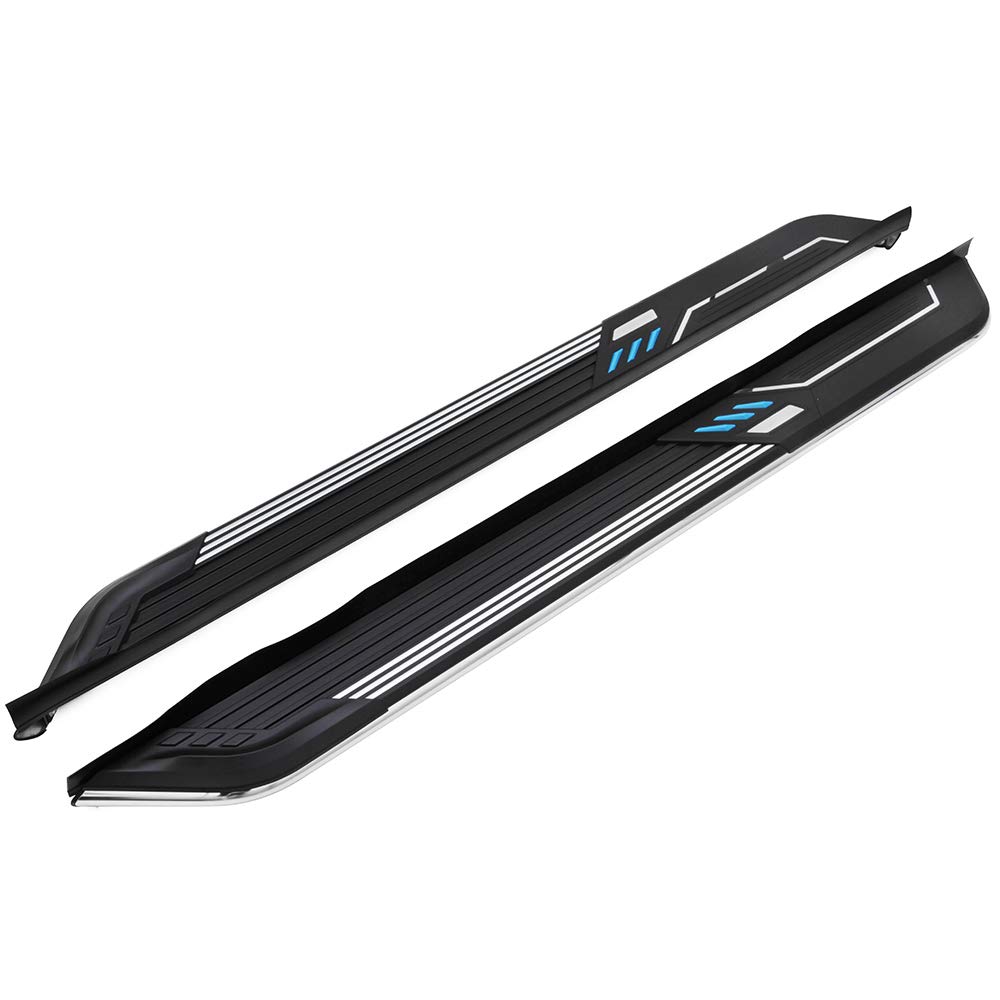2011-2021 Jeep Grand Cherokee Side Steps Running Boards Nerf Bars - Heavy Duty Aluminum Off-Road Side Bars for Adventure & Daily Driving