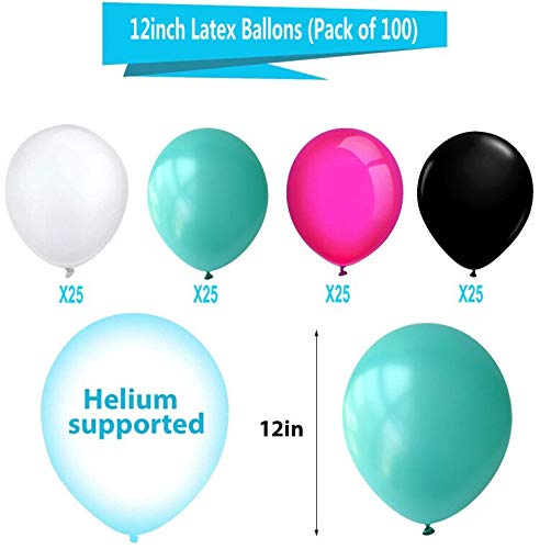 Tic Toc Birthday Party Decorations Supplies Kit - Music Themed Balloon Garland, Backdrop & Cake Toppers for Boys & Girls - Perfect for Kids' Birthday, Dance Party & Classroom Celebrations