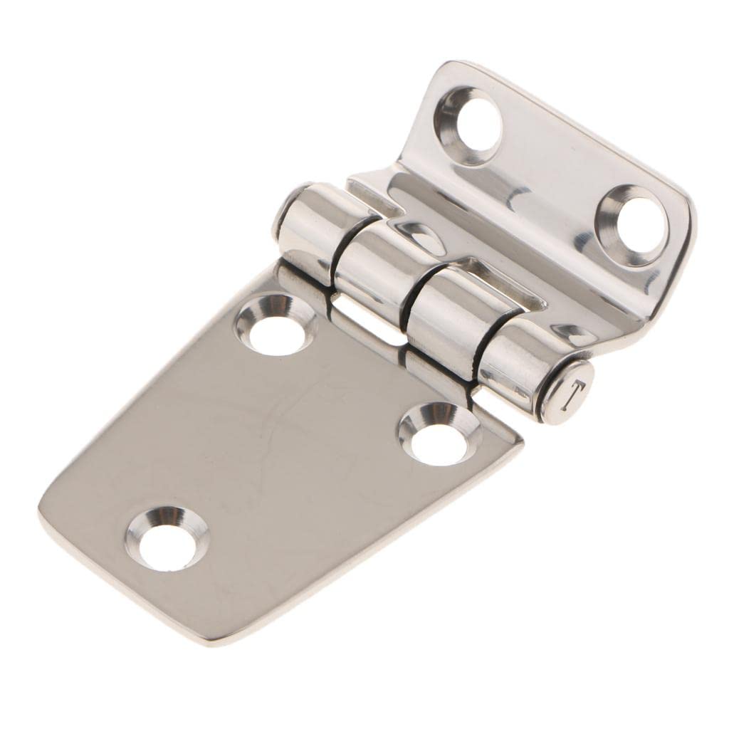 75x40mm Stainless Steel Hinge - Durable Boat Door Hinge for Caravans, Furniture, Windows - Ideal for Marine, RV, and Home Applications