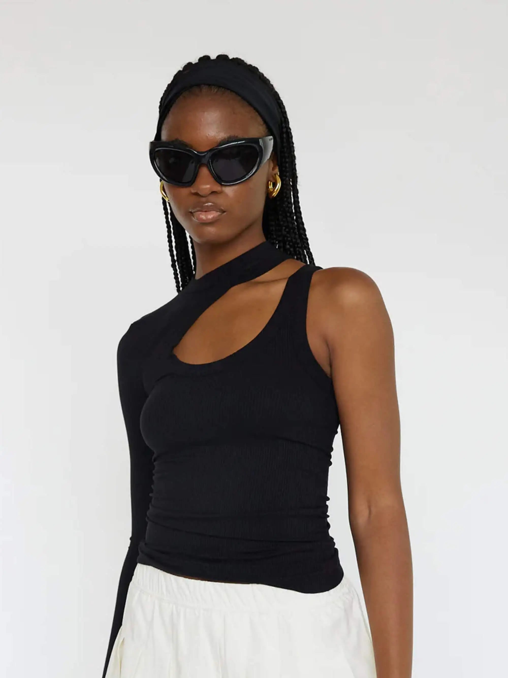 Eden Cut Out Top - Women's Fashion T-Shirt for Casual Wear, Date Night & Everyday Outfits