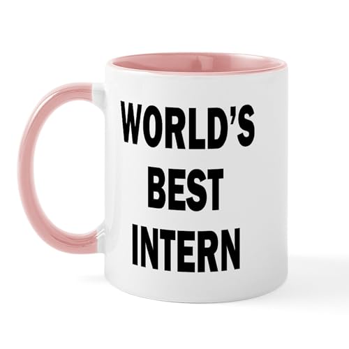 White/Pink Inside - World's Best Intern Mug
