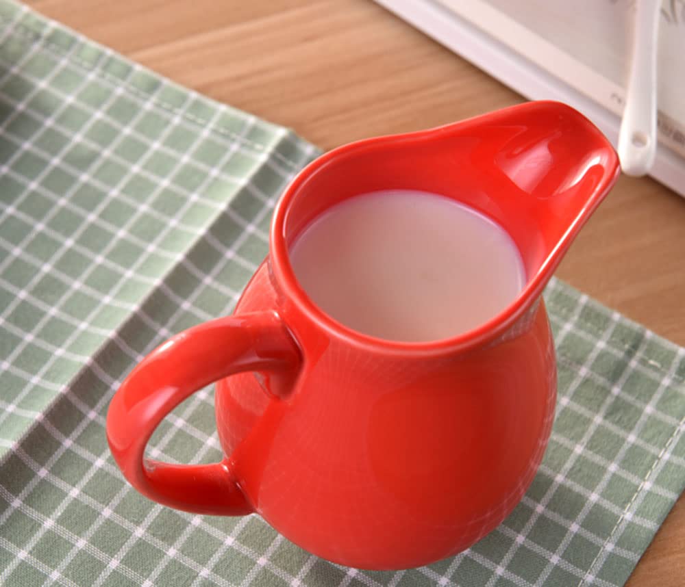 Vibrant Ceramic Milk Jug & Sugar Bowl Set - Elegant Coffee & Tea Serving Pitcher with Creamer - Perfect for Breakfast, Afternoon Tea, and Entertaining Guests