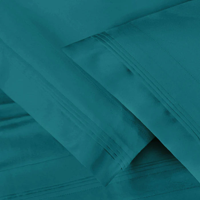 Premium 650 Thread Count Egyptian Cotton Pillowcase Set - Ultra Soft & Breathable for a Luxurious Sleep Experience | Perfect for Bedroom, Hotel, or Gift