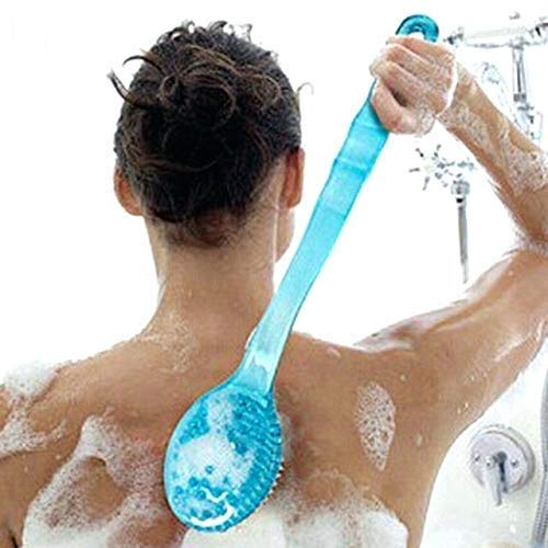 Ekan Long Handle Bath Brush with Soft Bristles - Back Scrubber, Body Exfoliator & Shower Brush for Feet, Legs & Hard to Reach Areas - 20g Pack of 1 - Perfect for Deep Cleaning & Relaxing Bath Time