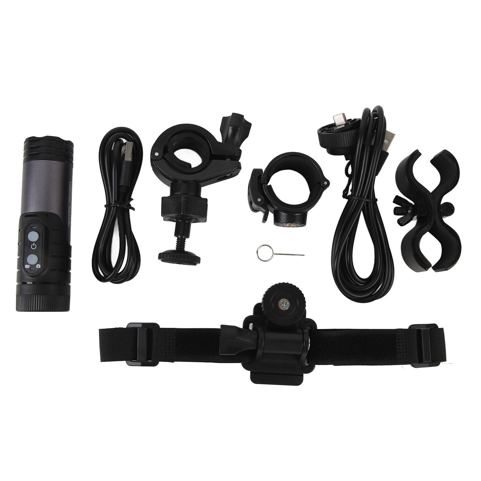 4K Waterproof Action Camera for Bike & Motorcycle - Anti-Shake Sports DV with Helmet Mount, Bicycle Mount & Charging Cable - H68B Dark Gray - Perfect for Cycling, Skiing, Surfing & Outdoor Adventures