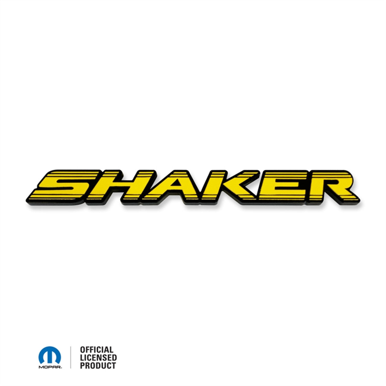 American Brother Designs SHAKER Badge for Dodge Challenger 2015-2023 - Custom Car Emblem for Dodge Challenger SXT/RT/Scat Pack/Hellcat - Perfect for Car Enthusiasts & Auto Show Display
