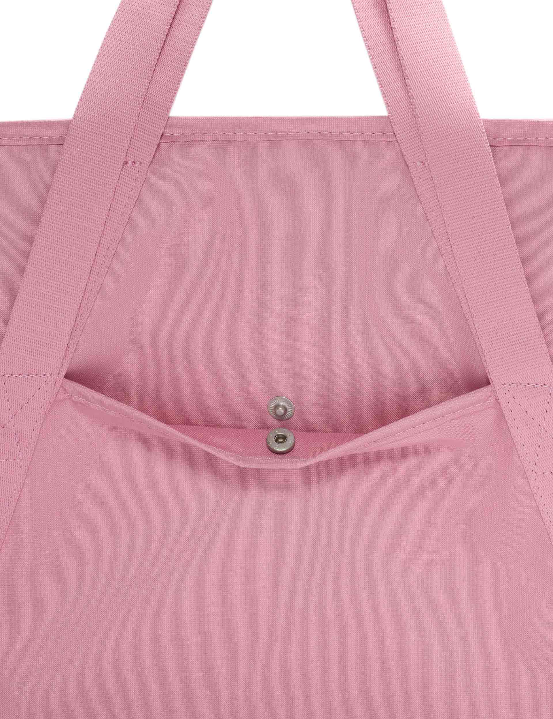 Stylish Gym Tote Bag in Elemental Pink & White - Perfect for Workouts, Yoga, and Travel | Durable Sports Duffel for Women & Men
