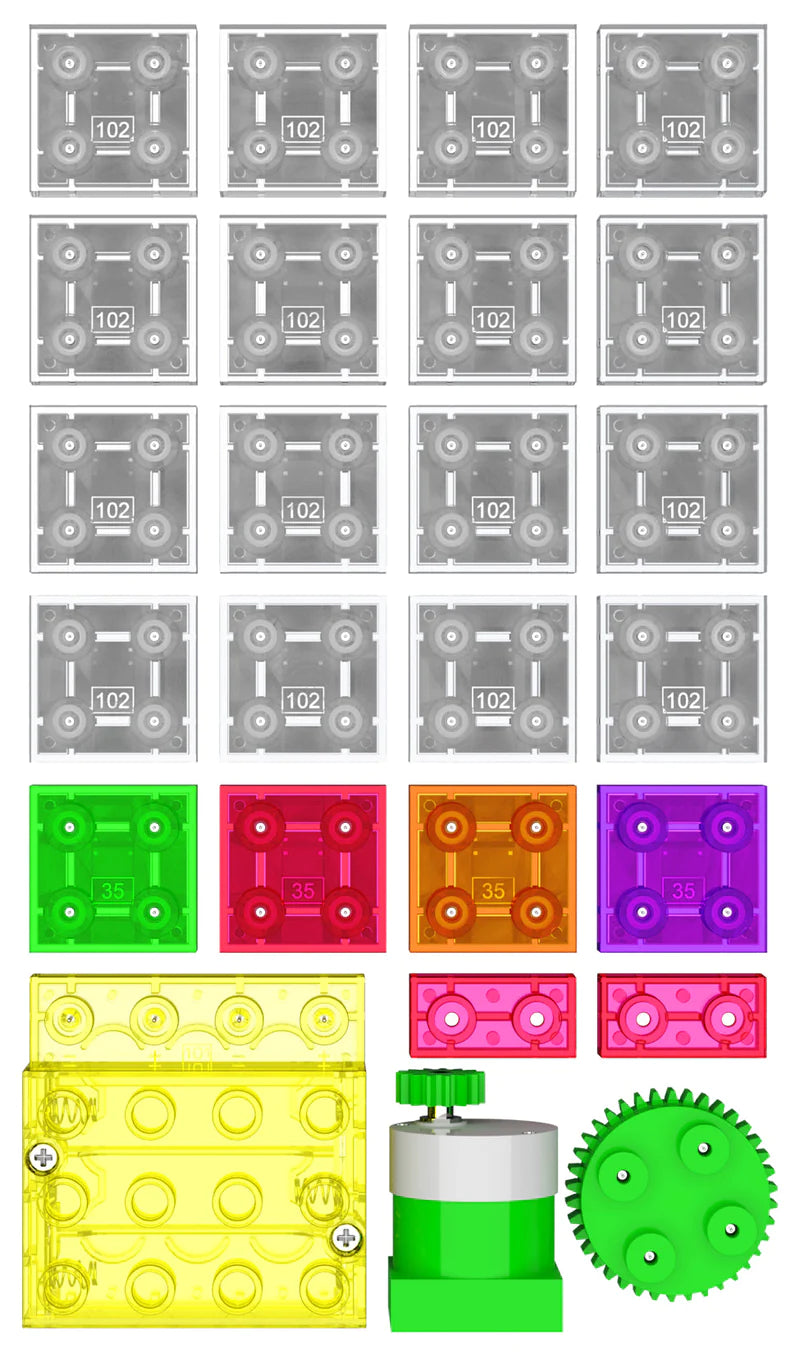 Circuit Blox™ Lights 'n Motion STEM Learning Kit - Electronic Building Blocks for Kids Ages 8+ | Perfect for Classroom Science Projects, STEM Education & Hands-on Learning Activities