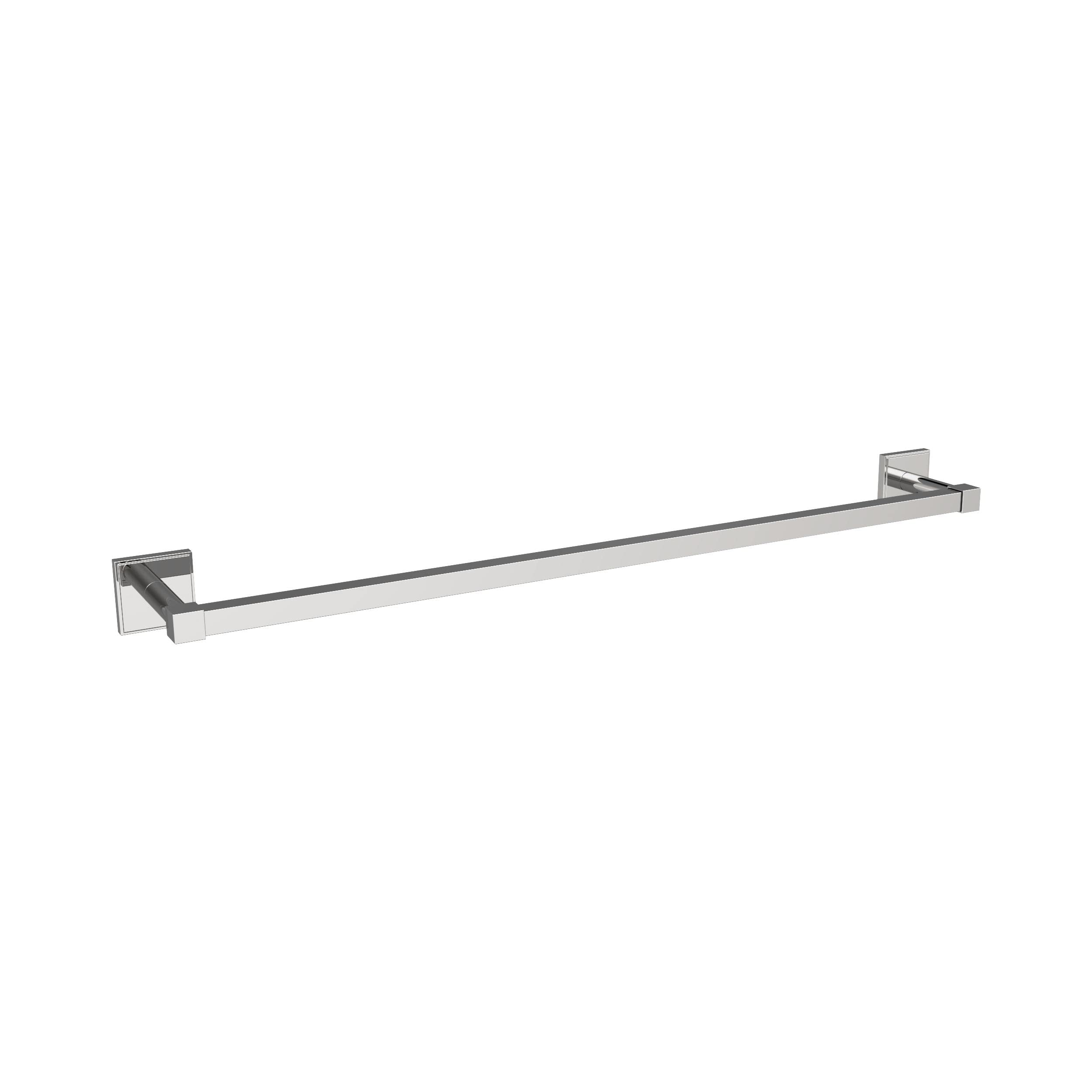 Amerock BH3607426 Chrome 24-Inch Towel Bar - Modern Bathroom Towel Rack Holder for Showers & Powder Rooms | Durable Bath Hardware & Accessories (610mm) | Perfect for Spa-Like Bathroom Decor & Guest Bath Essentials