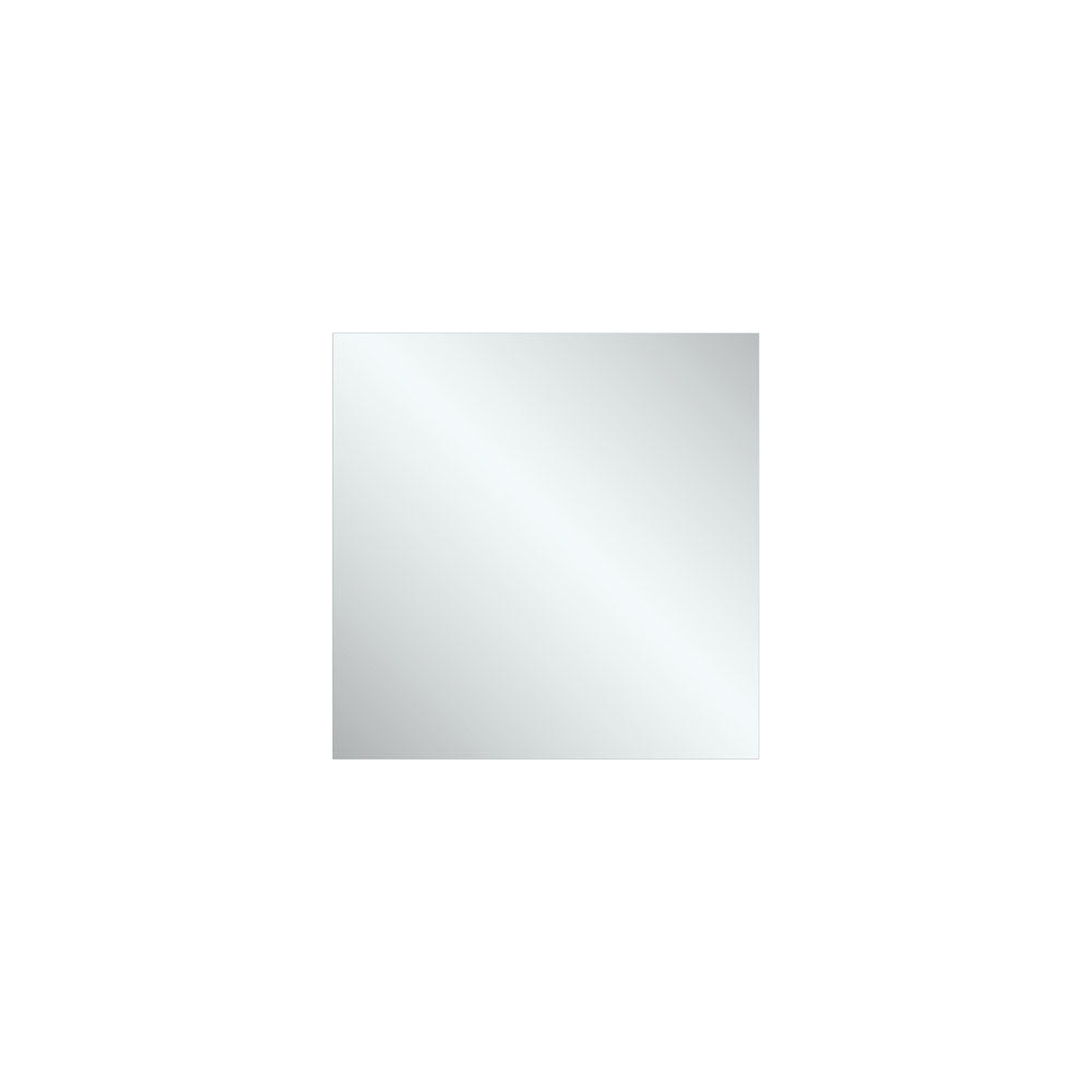Fienza PEM 7575 Frameless Pencil Edge Rectangular Bathroom Mirror 30x30 Inches - Modern Vanity Mirror for Bathroom, Bedroom & Living Room Decor