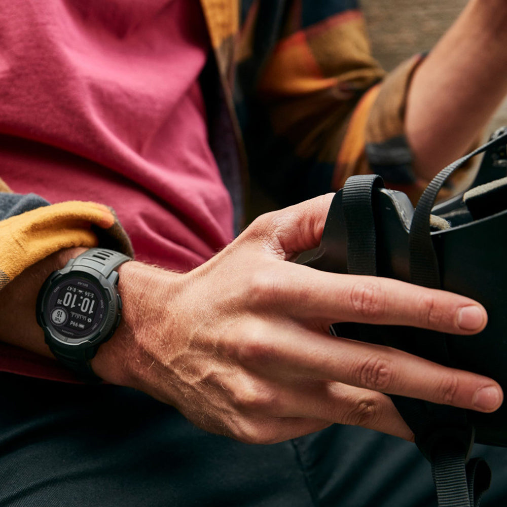 Garmin Instinct 2 Solar Tactical Smartwatch - Military-Grade GPS Watch with Jumpmaster Mode & NVG Compatibility | Outdoor Adventure, Hiking, Running & Tactical Use