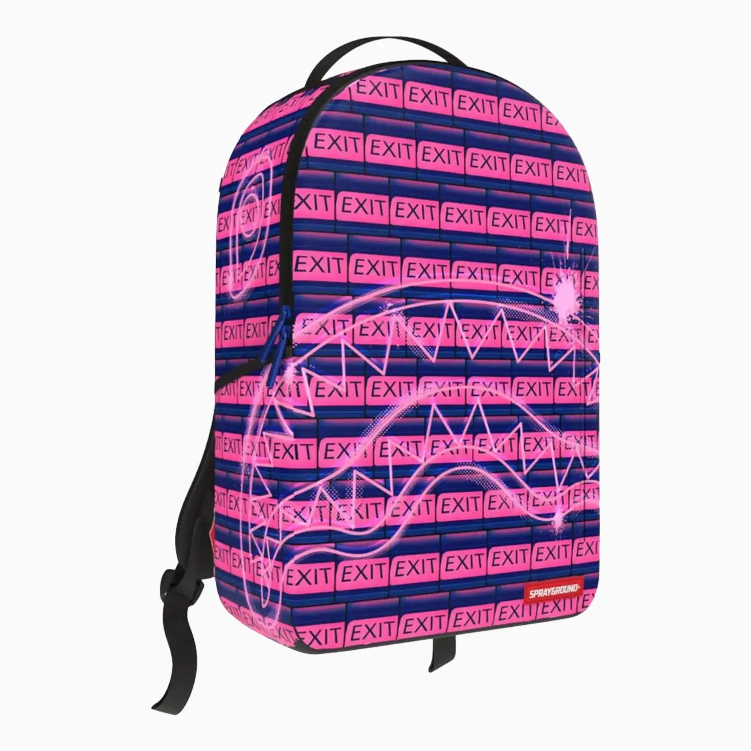 Pink Striped Backpack for Women & Girls - Stylish School, Travel & Work Bag - Lightweight Durable Laptop Backpack for Commuting, Hiking & Daily Use