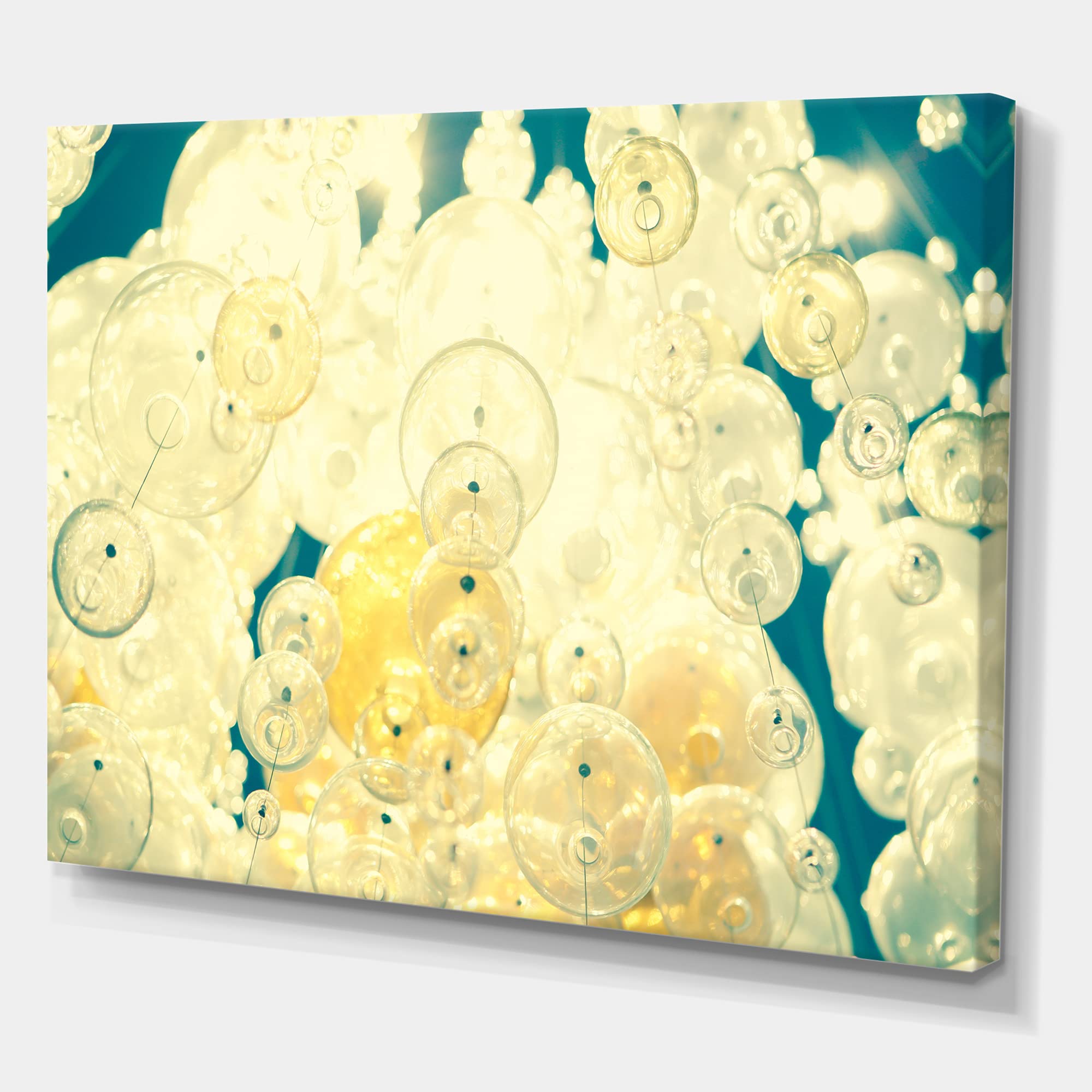 Abstract Ball Chandelier II - Modern Canvas Wall Art for Living Room, Bedroom & Office Decor