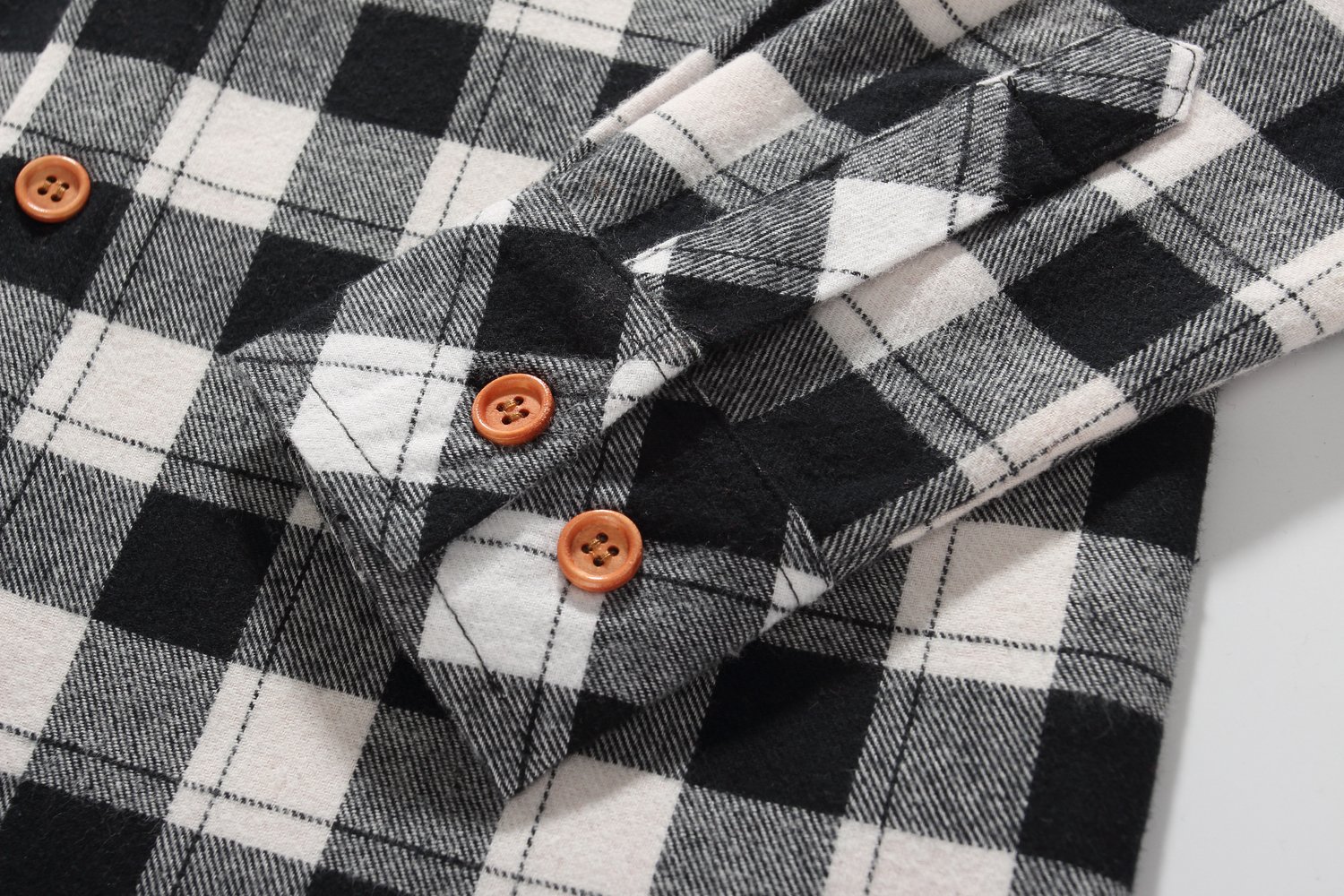 Boys Flannel Jacket - Fleece Plaid Shirt for Outdoor & School