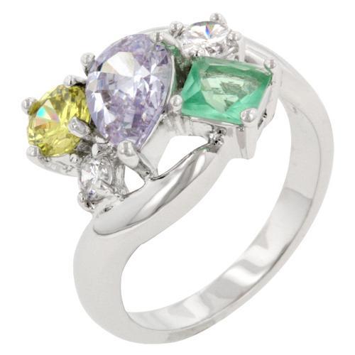 Exquisite Bejeweled Cluster Cocktail Ring for Women | Elegant Statement Jewelry for Parties, Weddings & Special Occasions