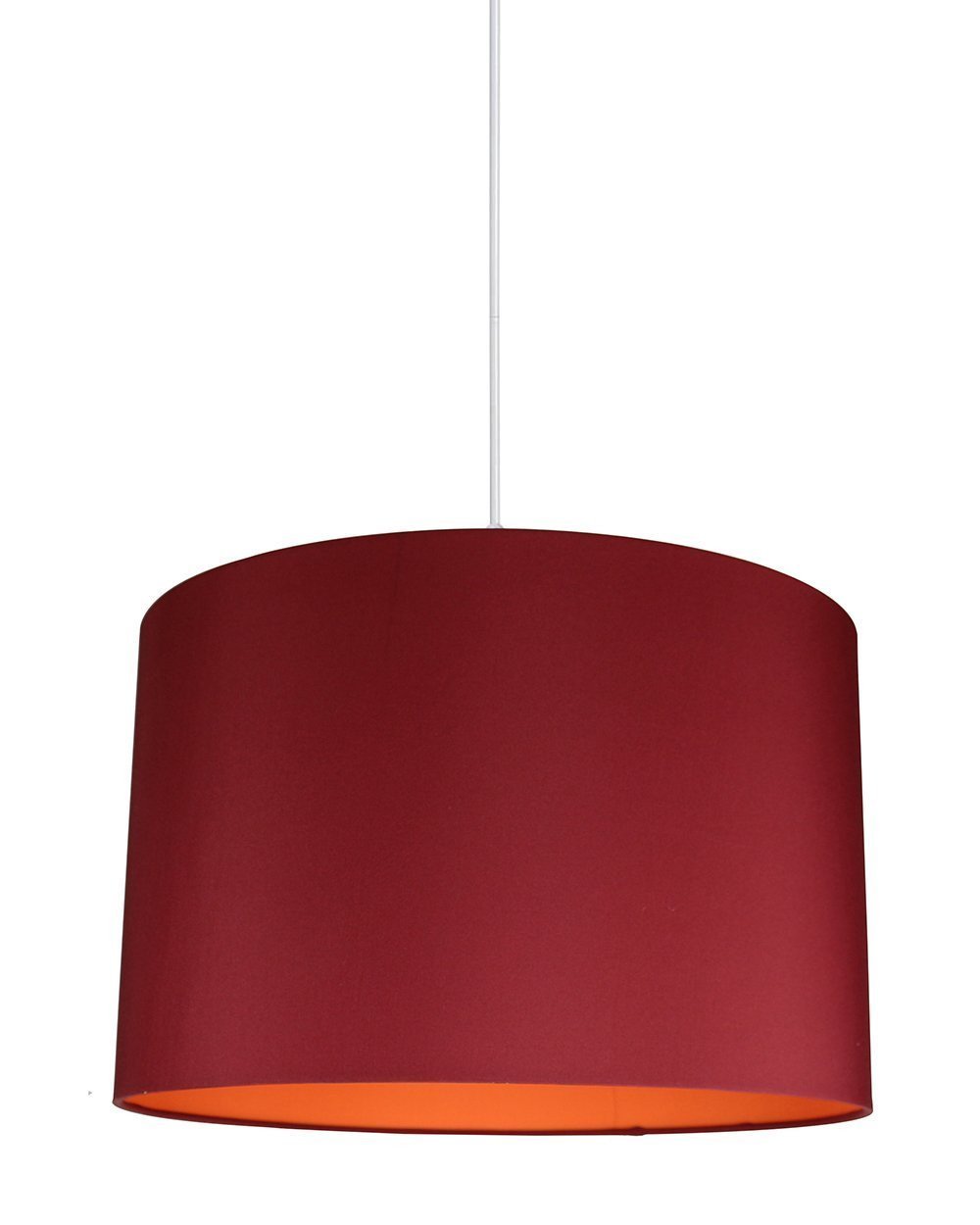 Marie Duo Color Shade Pendant Light with Hanging Kit - 15.5 Inch Diameter, 10 Inch Height - Modern Ceiling Lighting for Dining Room, Kitchen Island & Bedroom