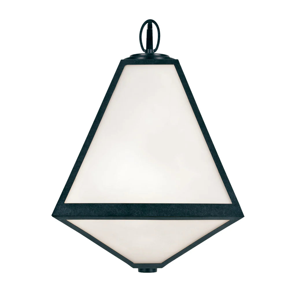 Brian Patrick Flynn Glacier 3-Light Outdoor Wall Sconce - 14x21 Inch Stainless Steel & Glass Fixture with Black Charcoal Finish - 120V E12 Candelabra Base LED Bulb Compatible - Perfect for Patio, Garden, Porch, Entryway and Exterior Wall Lighting