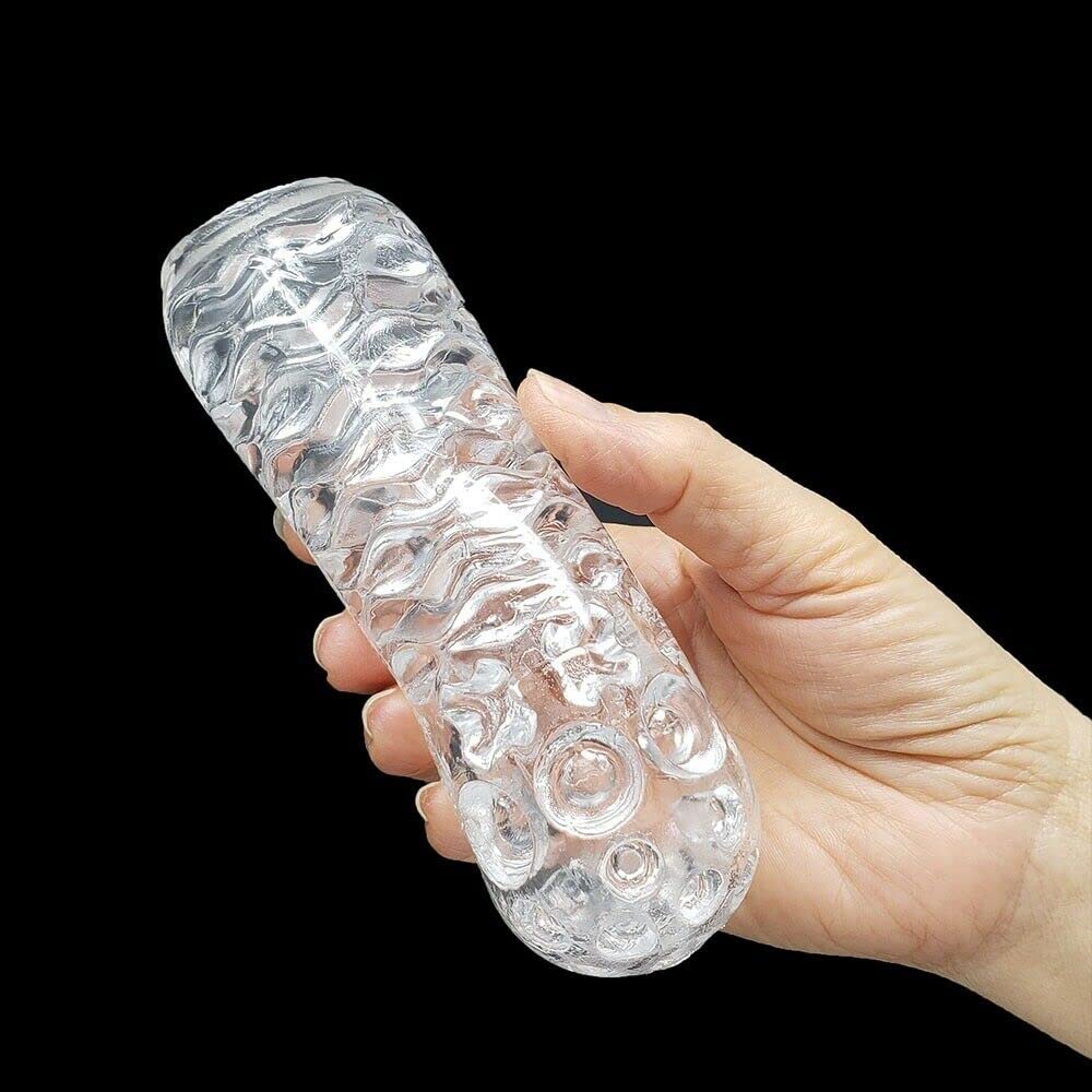 WALLER PAA Mini Ribbed Pocket Cock Stroker Sleeve - Male Masturbation Toy for Men | Discreet & Portable Pleasure for Travel, Solo Play & Couples Fun