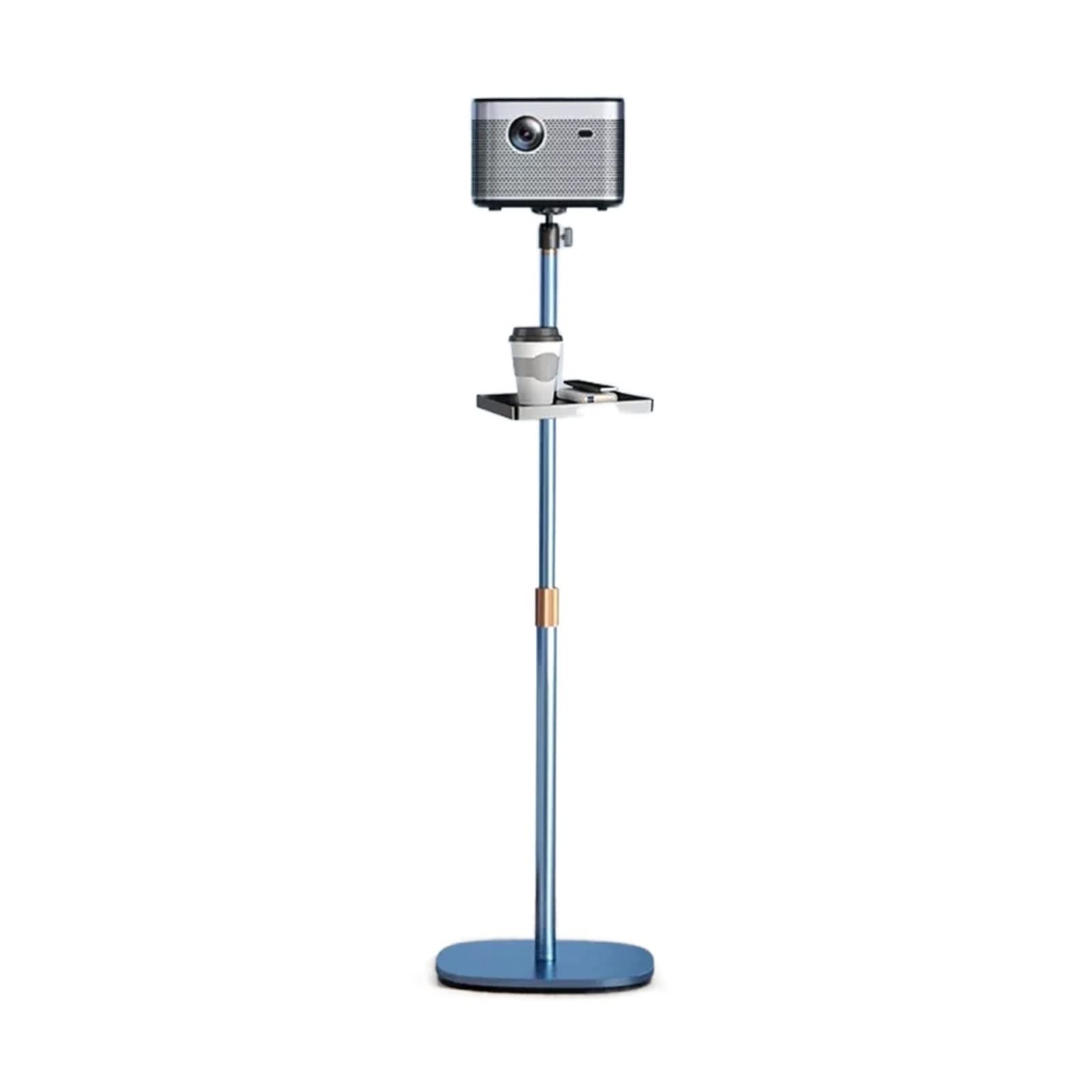 Adjustable Floor Stand for Projector - Wall Mountable Shelf with Hidden Design, Fits Sofa & Bedside - Free Placement, No Holes Needed (Color: A) - Perfect for Home Theater, Office Presentations & Movie Nights