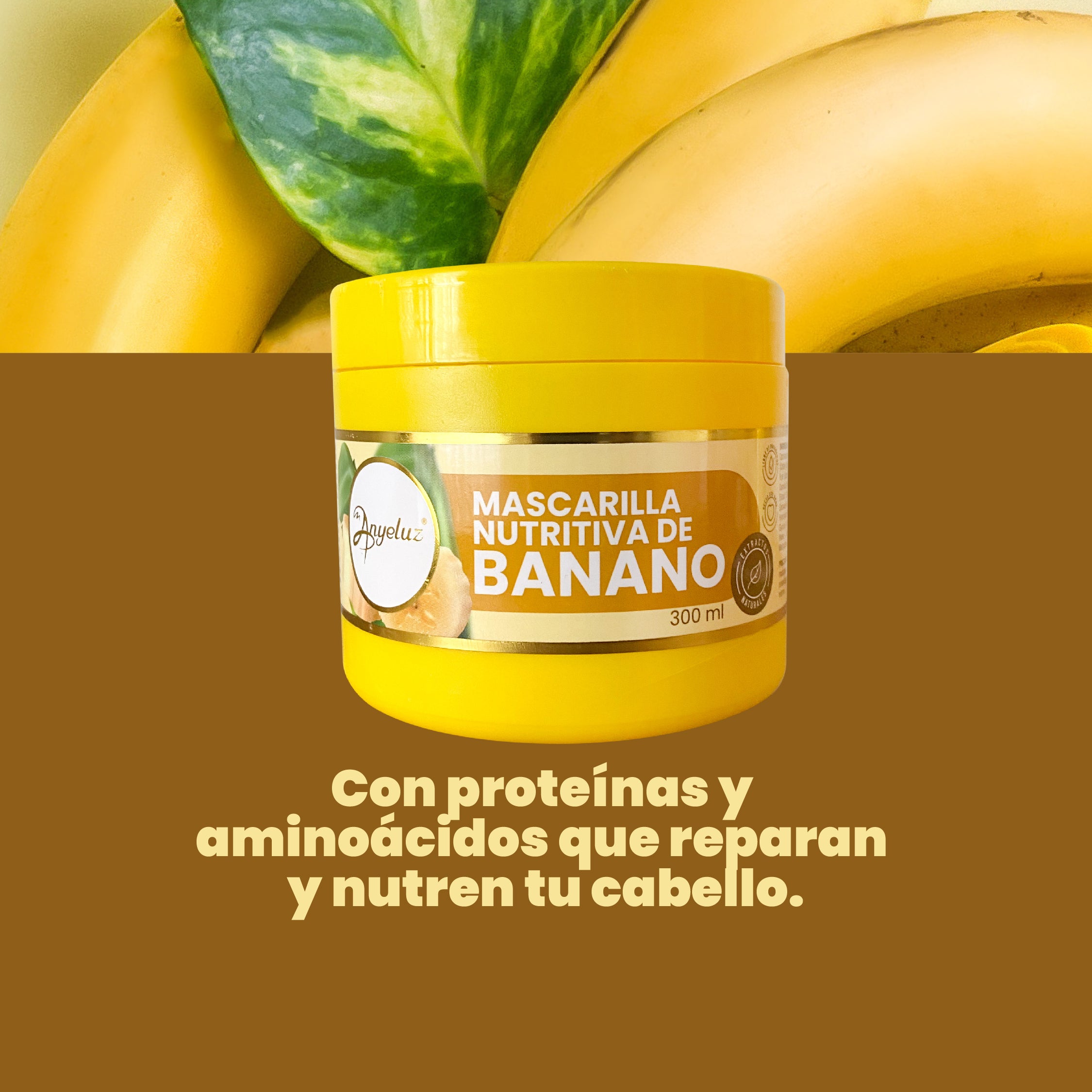 Nutritious Banana Face Mask by Anyeluz - Deep Hydration & Skin Rejuvenation for Dry & Sensitive Skin - Perfect for Spa Nights & Self-Care Routines