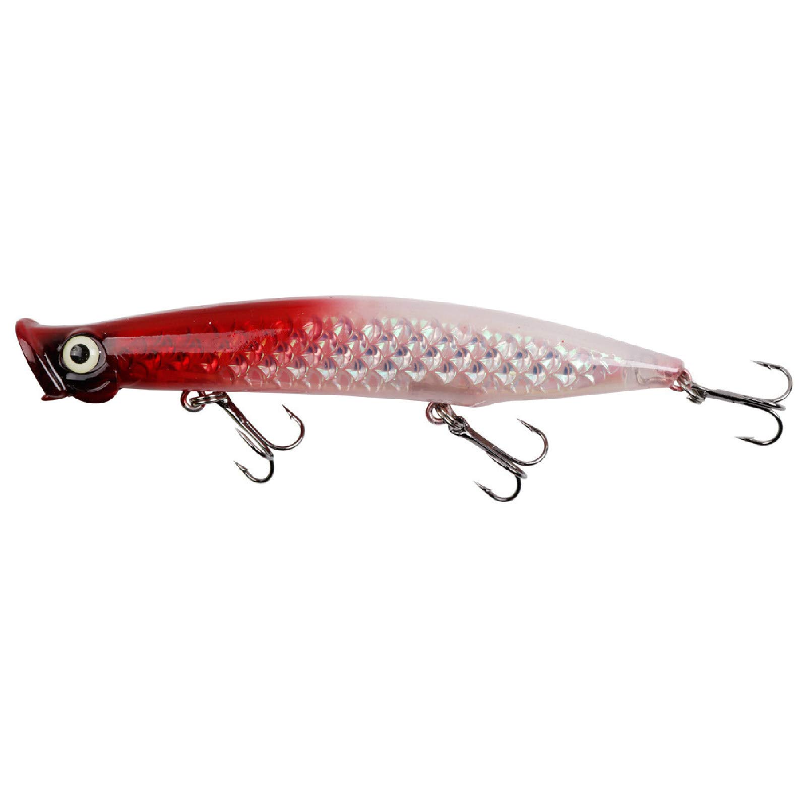 **11cm 13g Lifelike Fishing Lures with Hooks - Bionic Artificial Bait for Bass, Trout & Freshwater Fishing - Blue (Great for Lakes, Rivers & Saltwater)**