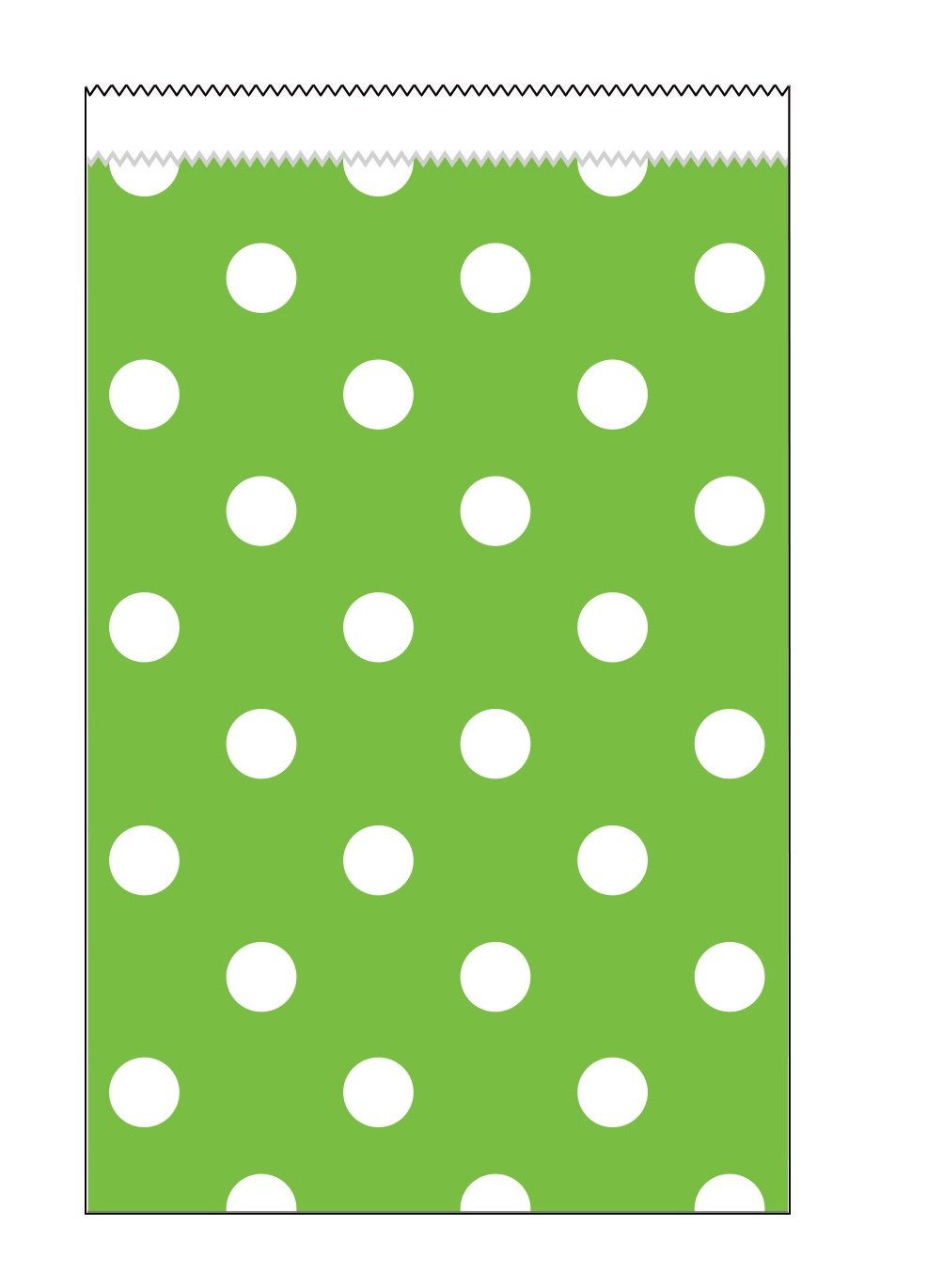 20 Count Small Paper Treat Bags for Candy & Party Favors - Fresh Lime Color - Perfect for Birthday Parties, Baby Showers & Halloween Treats