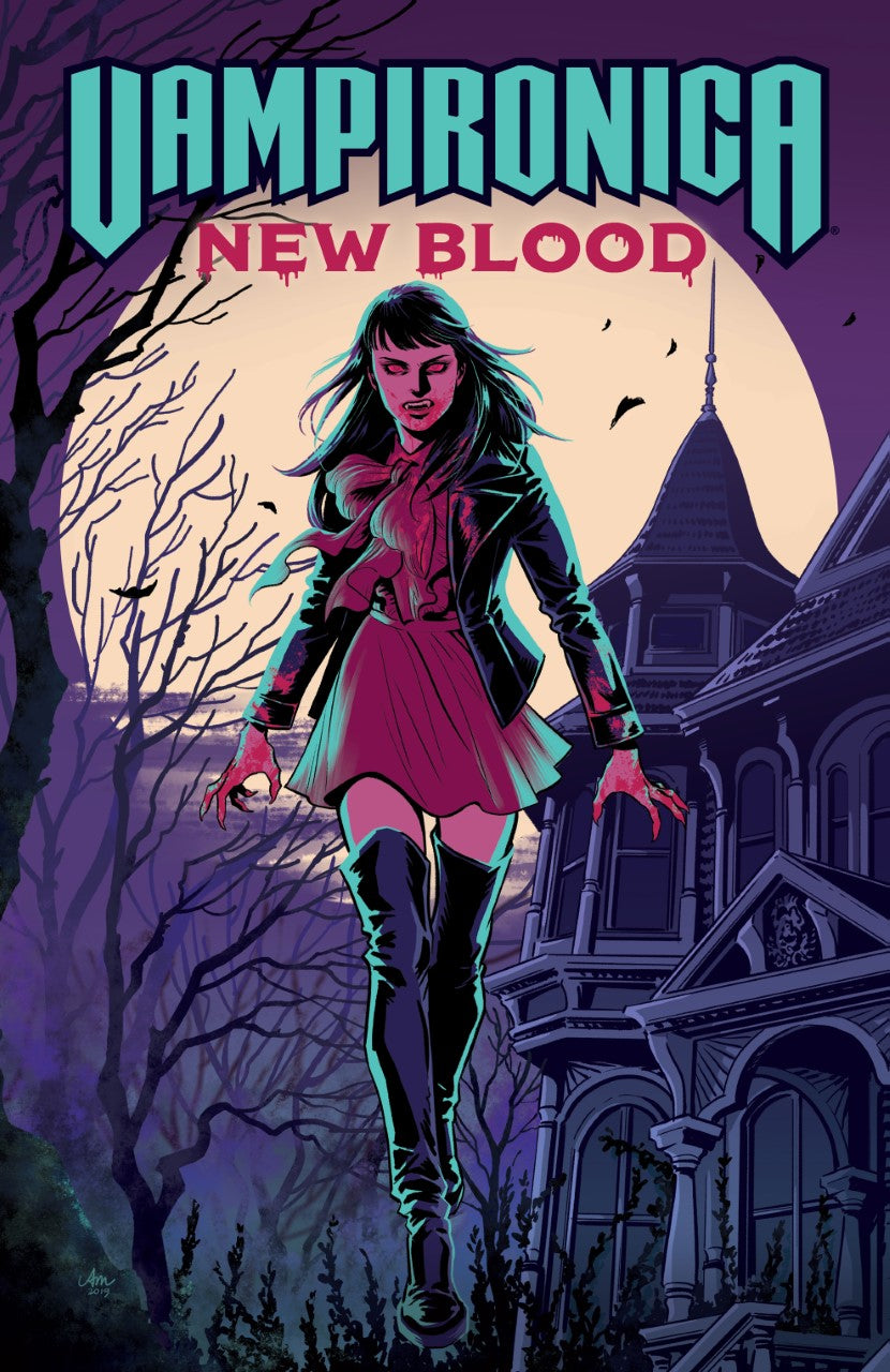 Vampironica New Blood Graphic Novel - Horror Comic Book Series for Teens & Adults - Perfect for Halloween Reading & Comic Collectors