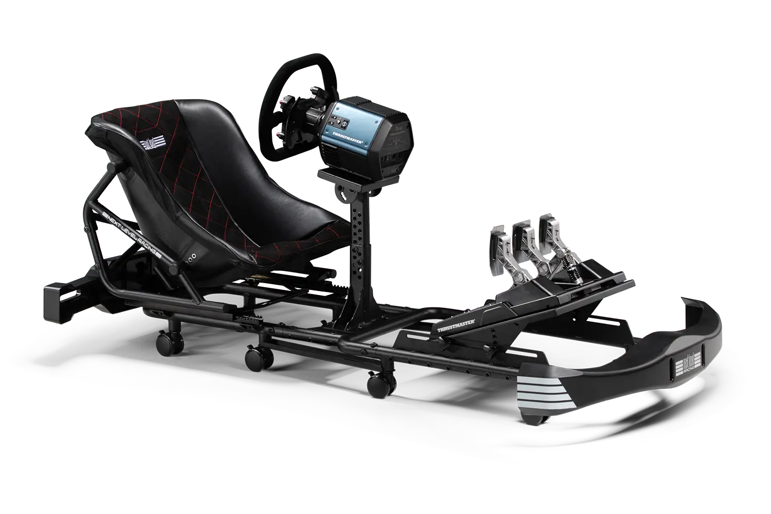 Next Level Racing Go Kart Plus Cockpit - Adjustable Racing Simulator Cockpit with Seat for PC & Console | Perfect for Home Racing Simulation, Esports & Gaming Setups