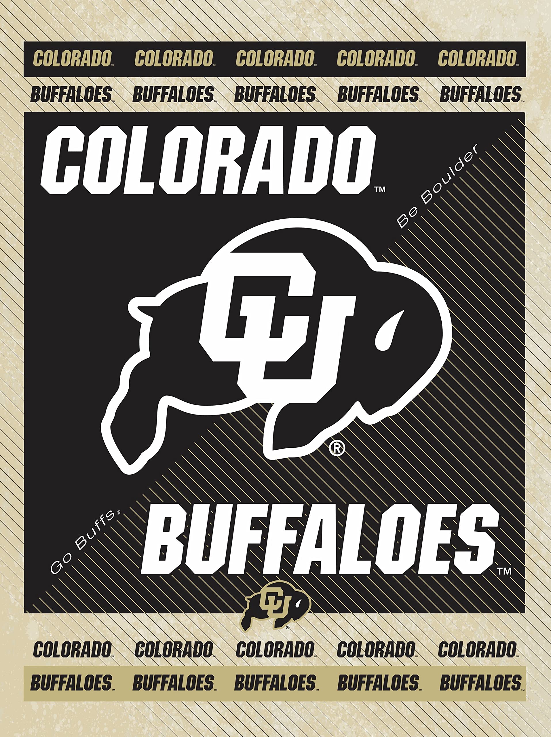 University of Colorado Canvas Wall Art - Premium College Decor for Dorms, Offices & Home - Buffaloes & Campus Scenes - Perfect CU Boulder Gifts for Alumni & Students