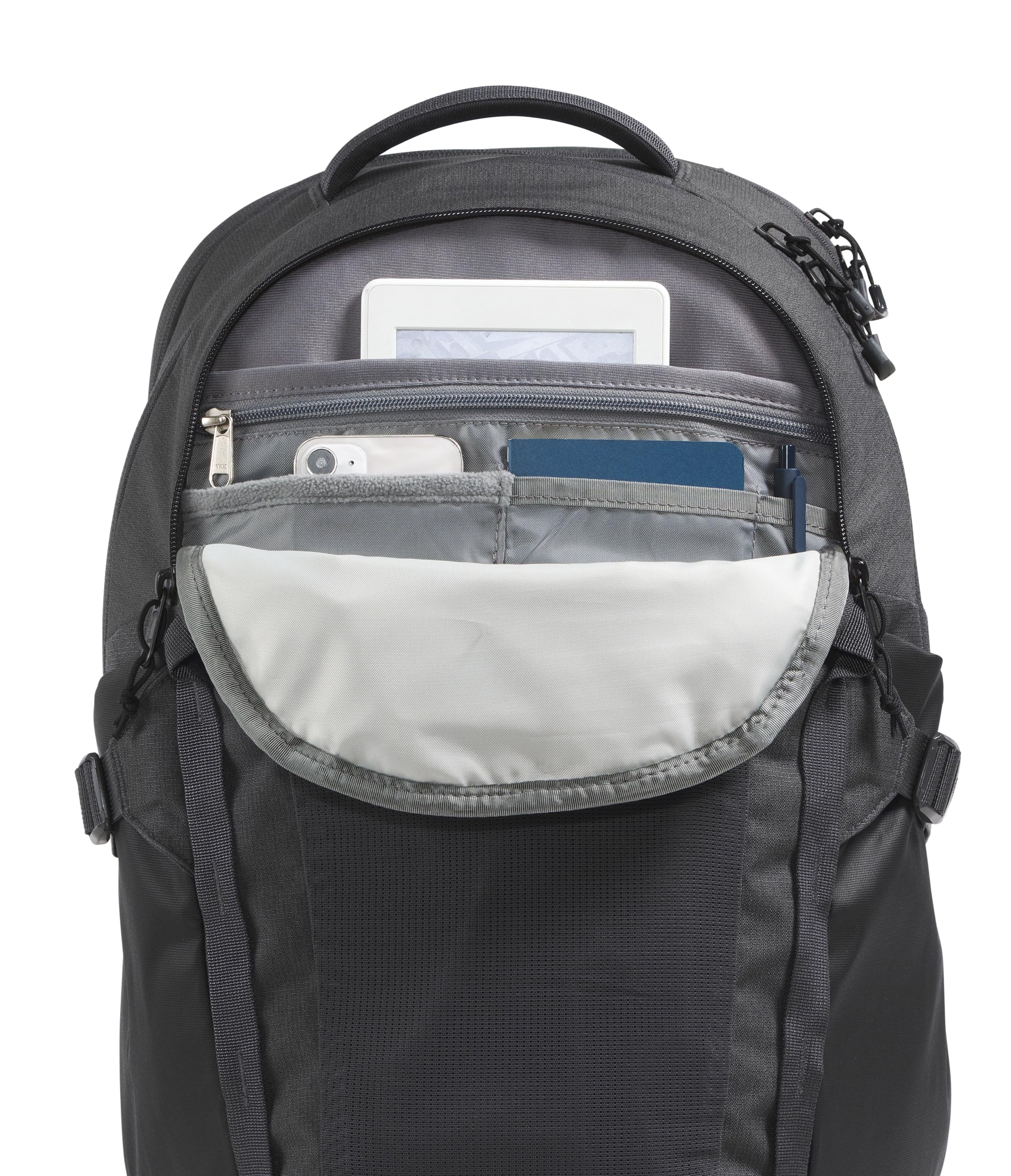 THE NORTH FACE Recon Everyday Laptop Backpack - Durable 15.6 Inch Laptop Bag for Work, School & Travel - Asphalt Grey Light Heather/TNF Black-NPF - One Size - Perfect for Commuting, College & Business Trips