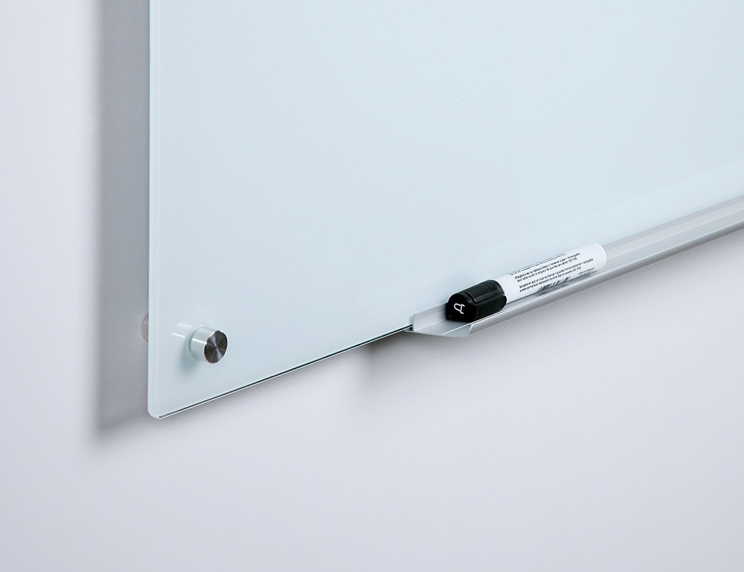 Premium Magnetic Glass Dry-Erase Board Set - 6' x 3' Whiteboard with Markers, Magnets & Marker Tray - Perfect for Office Meetings, Classroom Teaching & Home Organization (Wall Mount Hardware Included)