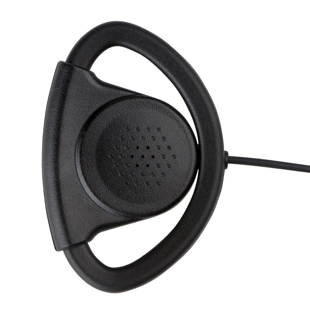 Motorola PMLN6757 Adjustable D-Style Earpiece - Lightweight Noise-Isolating Headset for Clear Communication | Perfect for Call Centers, Truck Drivers & Office Professionals