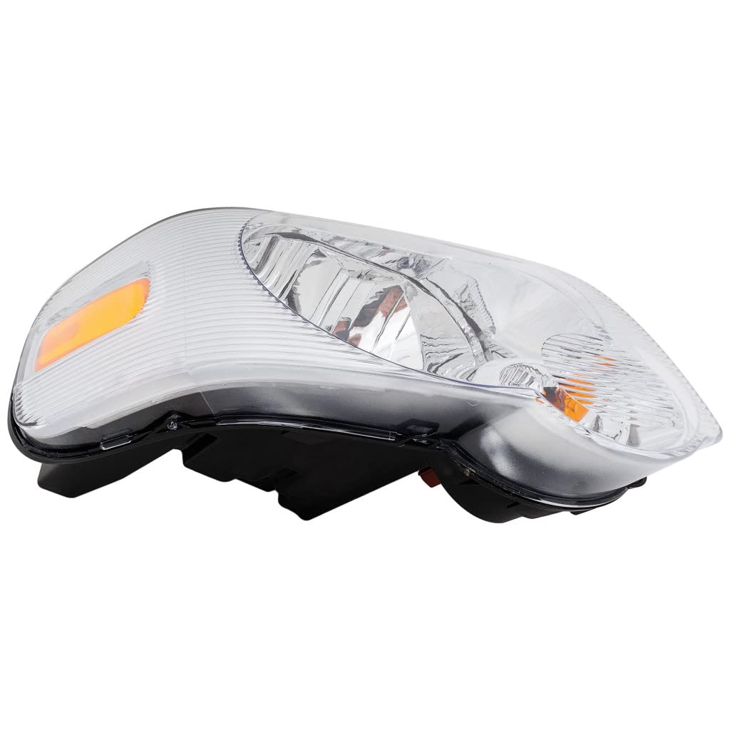 2006-2010 Ford Explorer Passenger Side Headlight Assembly - Chrome Housing Replacement for FO2503220 & 6L2Z-13008-AA | Perfect for Night Driving & Off-Road Adventures