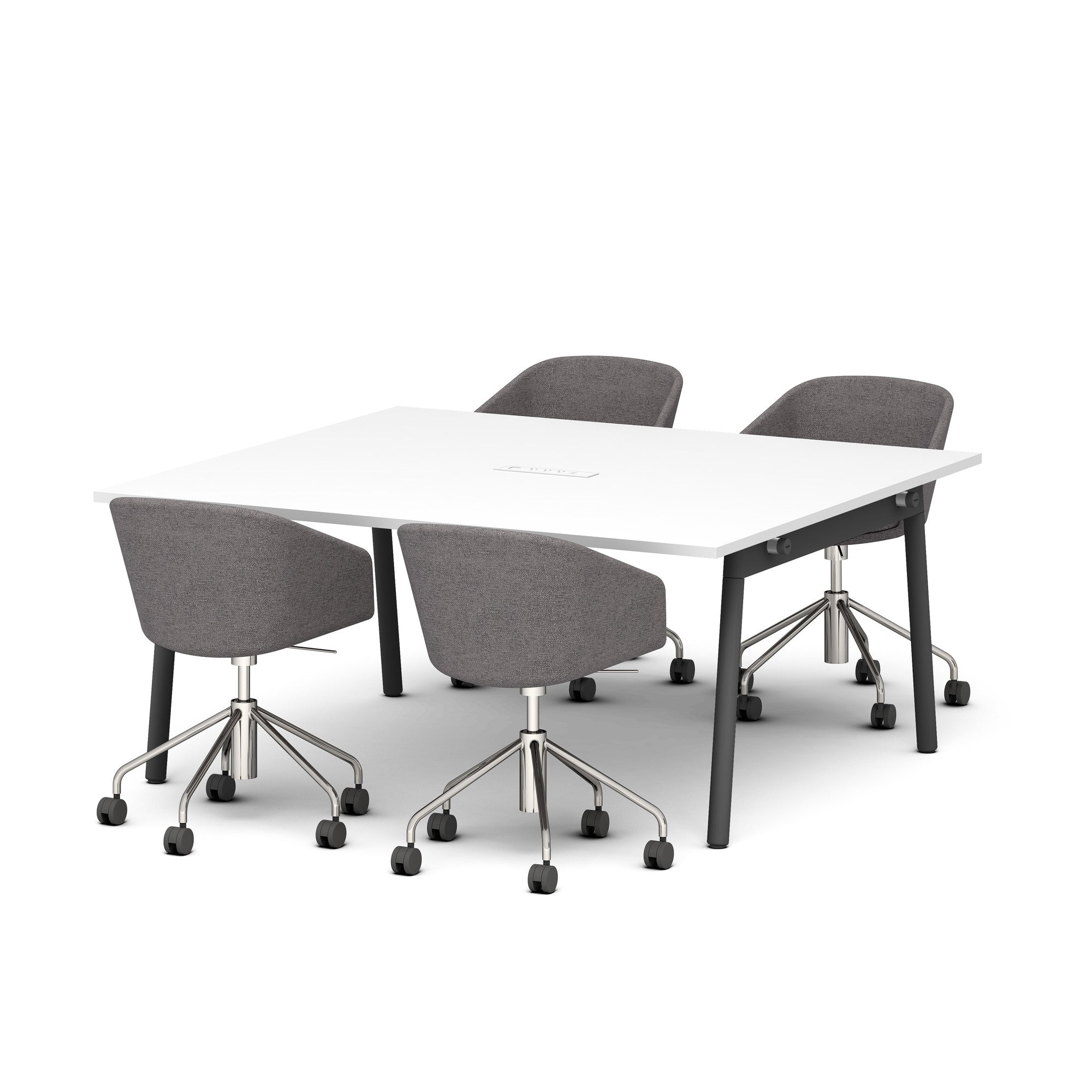 Premium Series A Scale Rectangular Conference Table - Modern Office Furniture for Meetings & Presentations - Perfect for Boardrooms, Conference Rooms & Collaborative Workspaces