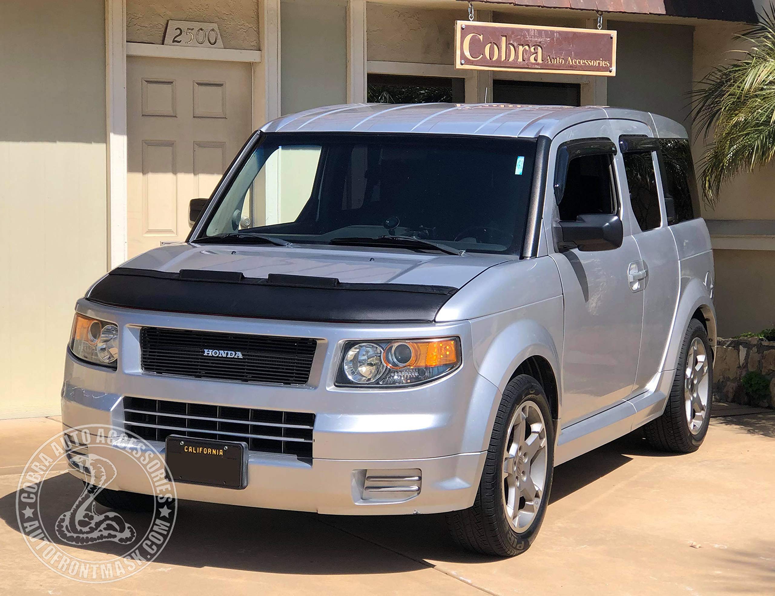 Honda Element Car Hood Bra Cover (2003-2008) - Perfect Fit & UV Protection | Front End Protection for Road Trips & Daily Commute