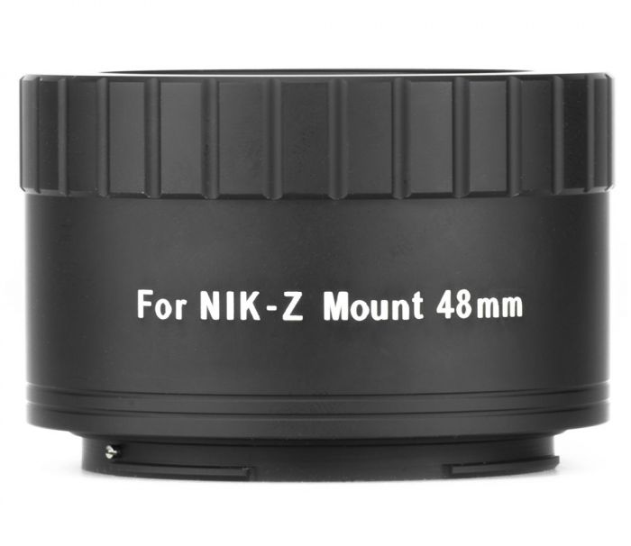 48mm T Mount Adapter for Nikon Z Mirrorless Cameras - Compatible with Z5, Z6, Z7 Series - Perfect for Astrophotography & Telescope Photography