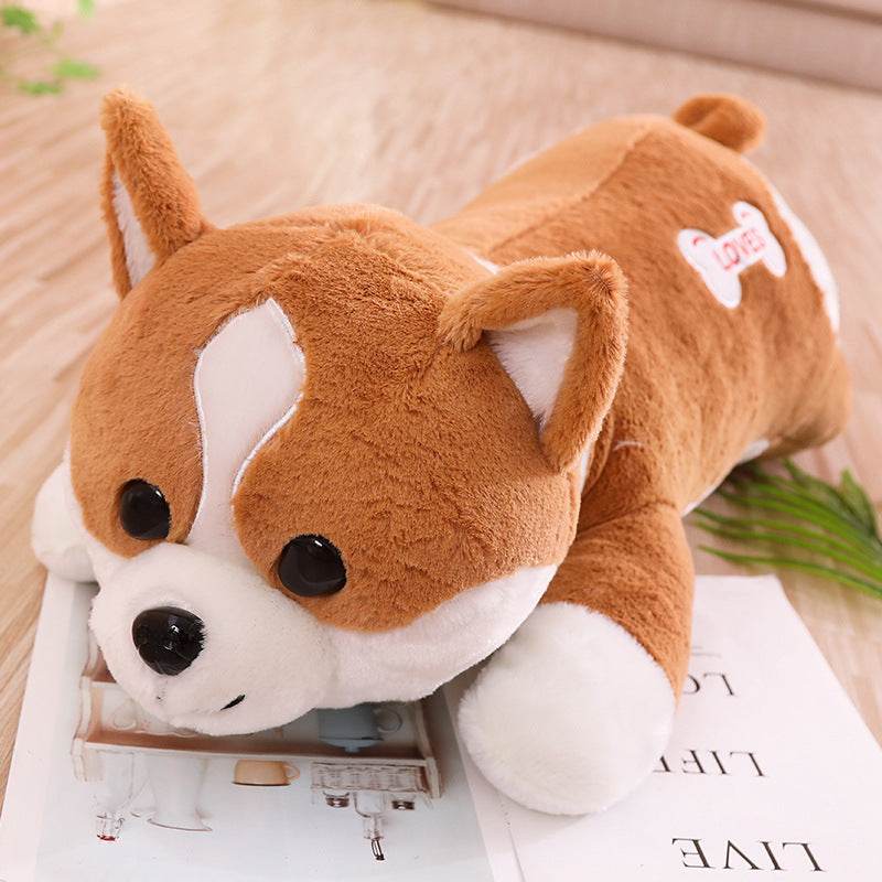 Giant Stuffed Puppy Plush Toy - Extra Large Soft Cuddly Dog Plushie for Kids, Adults - Perfect for Bedroom Decor, Nursery Gift, and Comfort Companion