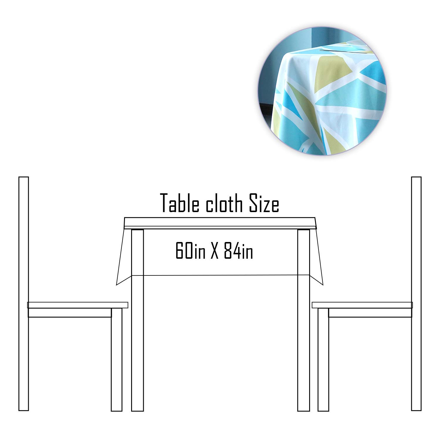Premium Polyester Tablecloth 60