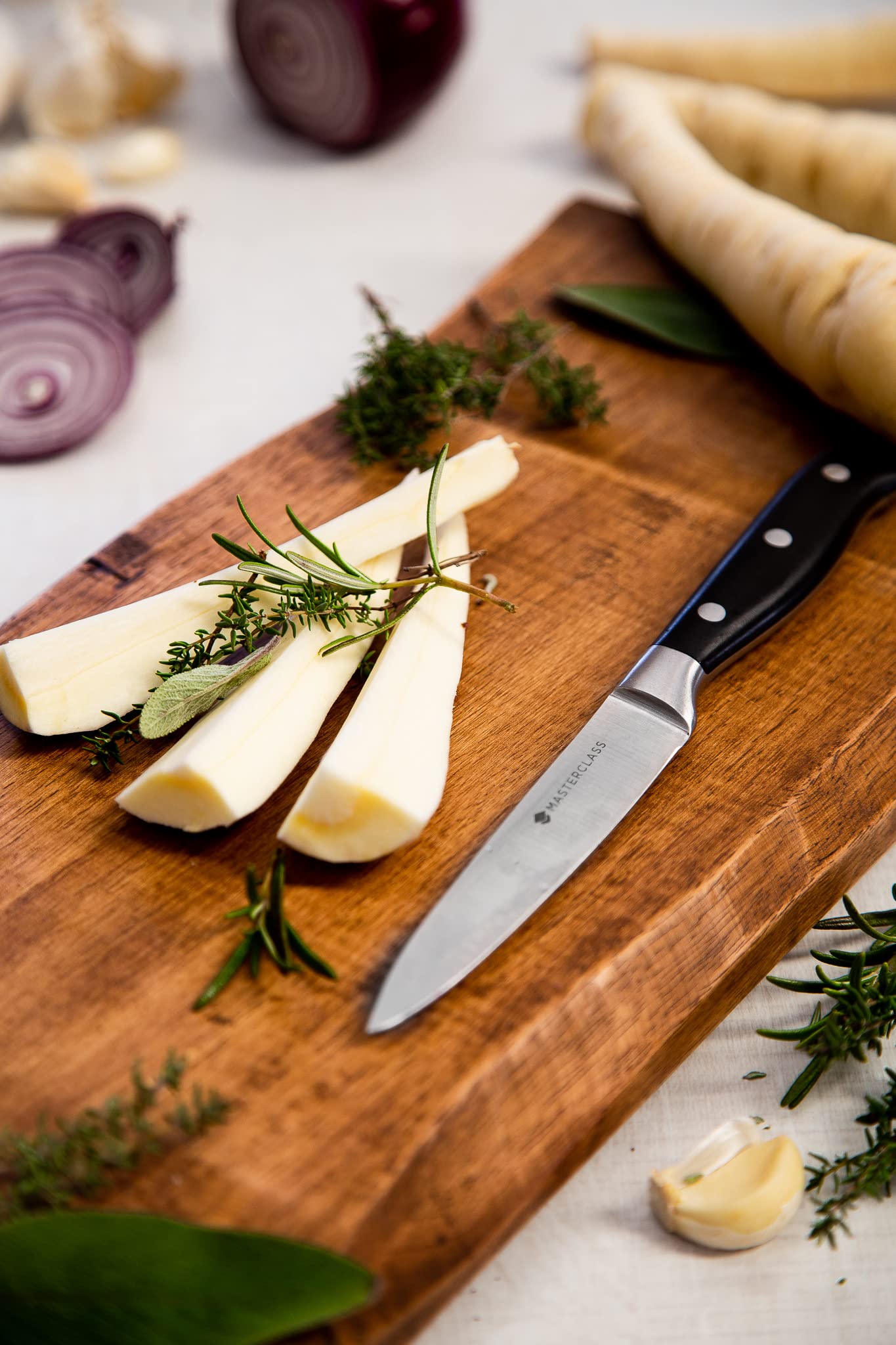 MasterClass All-Purpose Small Kitchen Knife with EdgeKeeper Sharpener Sheath - 4.3