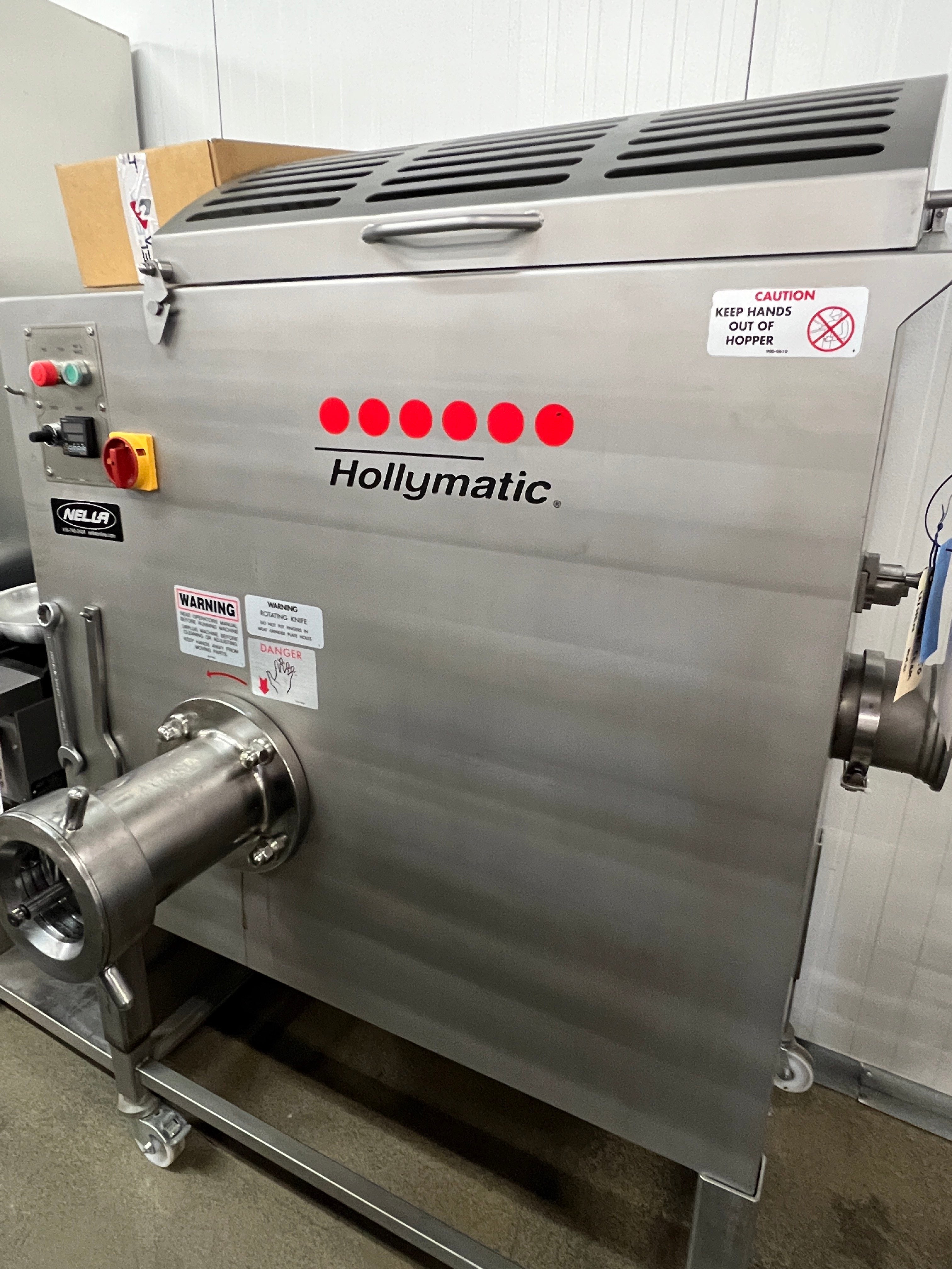 Hollymatic 3000 Gemini Mixer Grinder - Commercial 208V 3 Phase 10HP Heavy Duty Meat Grinder for Restaurants & Butchers - Perfect for Grinding Beef, Pork & Sausage Making