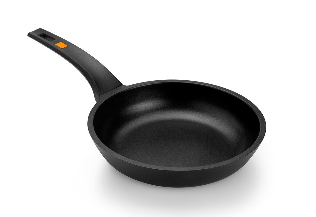 Premium Braisogona 24cm Aluminum Frying Pan - Heavy Duty Cast Black Nonstick Skillet - Induction Compatible Cookware for Gas, Electric & Ceramic Stoves - Perfect for Searing, Frying & Sauteing