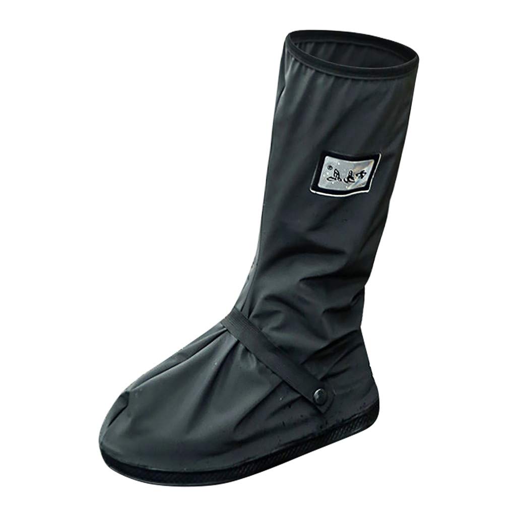 **Men's Waterproof Outdoor Shoes - Slip-Resistant Rain Boots for Hiking & Work (Black, Size 7.5) | Ideal for Wet Weather, Camping & Construction**