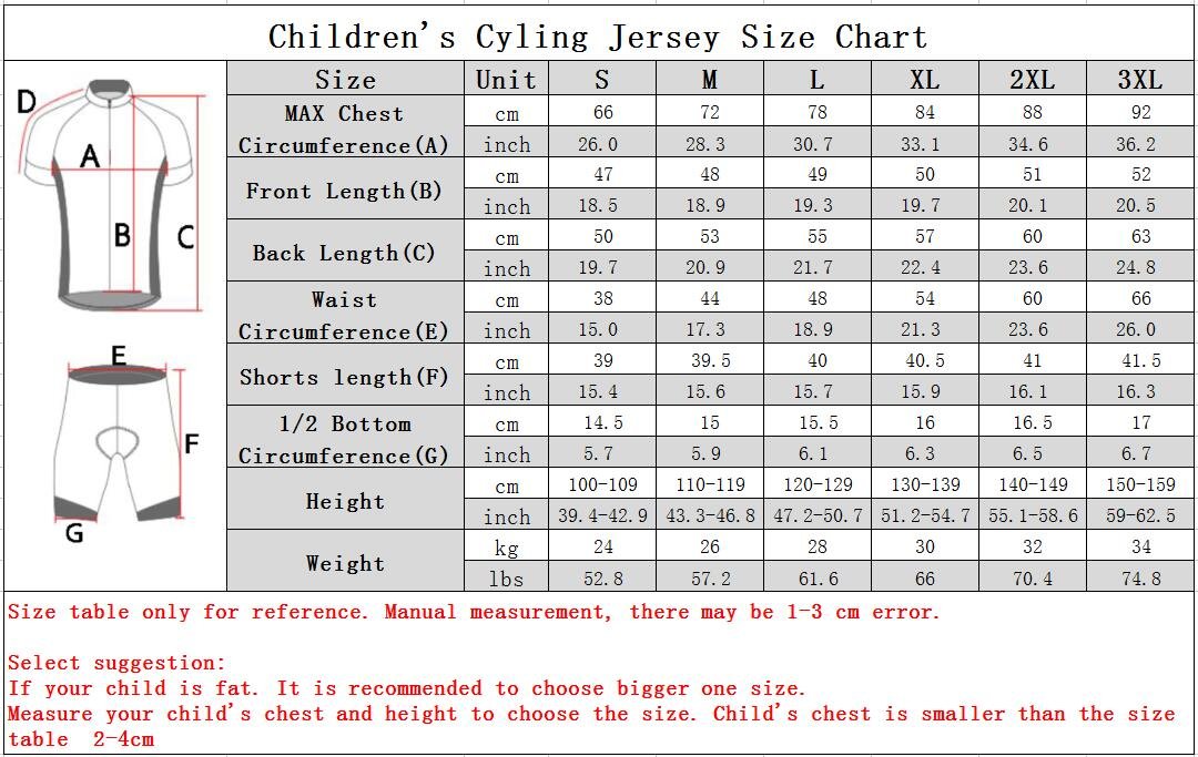 Kids Cycling Jersey Set - Breathable Short Sleeve Bike Shirts & Pants for Boys & Girls - Perfect for Summer Outdoor Riding, Biking Adventures & Cycling Training