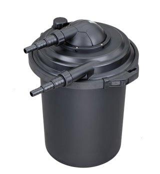 Boyu 6000L Pressurized Pond Filter with 9W UV Sterilizer - EFU 8000 for Large Outdoor Koi Ponds, Water Gardens & Fish Tanks | Efficient Water Cleaning & Algae Control
