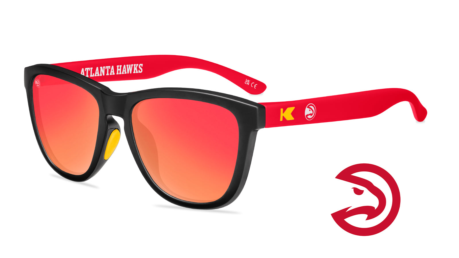 Atlanta Hawks NBA Team Logo Polarized Sunglasses for Men & Women - UV Protection, Stylish Sports & Outdoor Activities