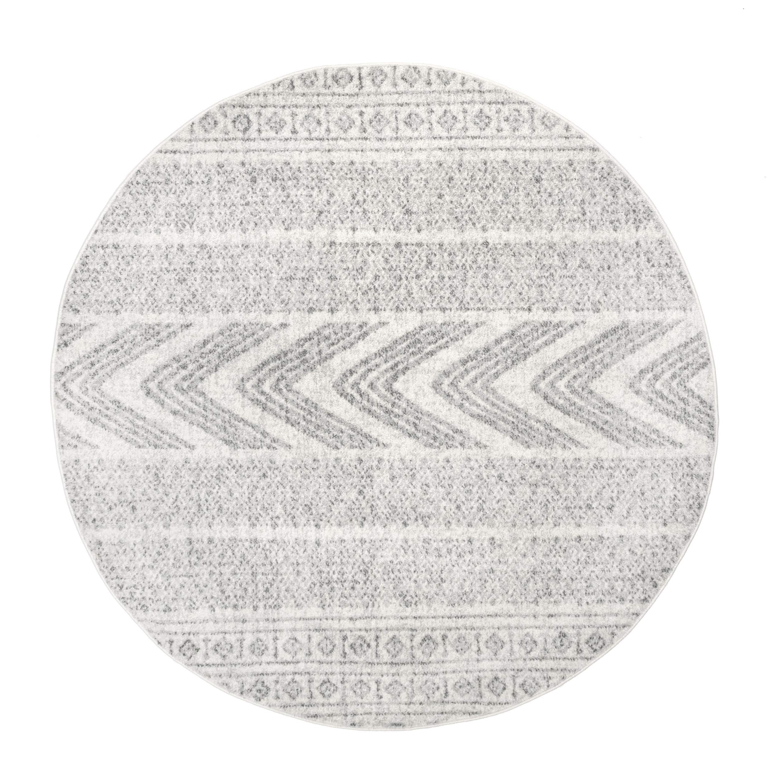 nuLOOM Shaina Tribal Handmade Area Rug 4' x 6' Oval Gray - Boho Chic Living Room Bedroom Decor
