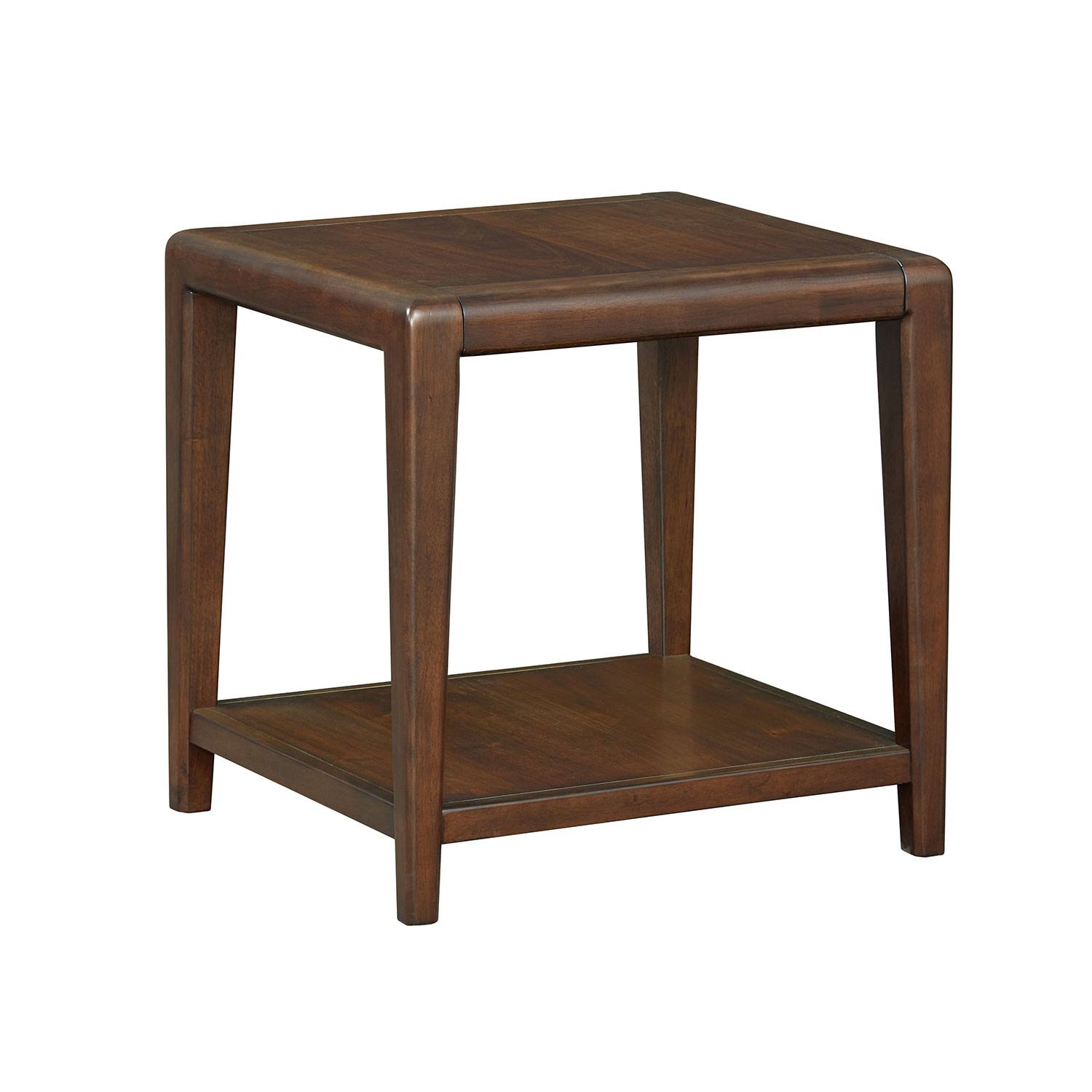 Anders 24 Inch End Table - Dark Walnut Finish Side Table for Living Room, Bedroom & Office - Nightstand or Accent Table with Sturdy Wood Construction