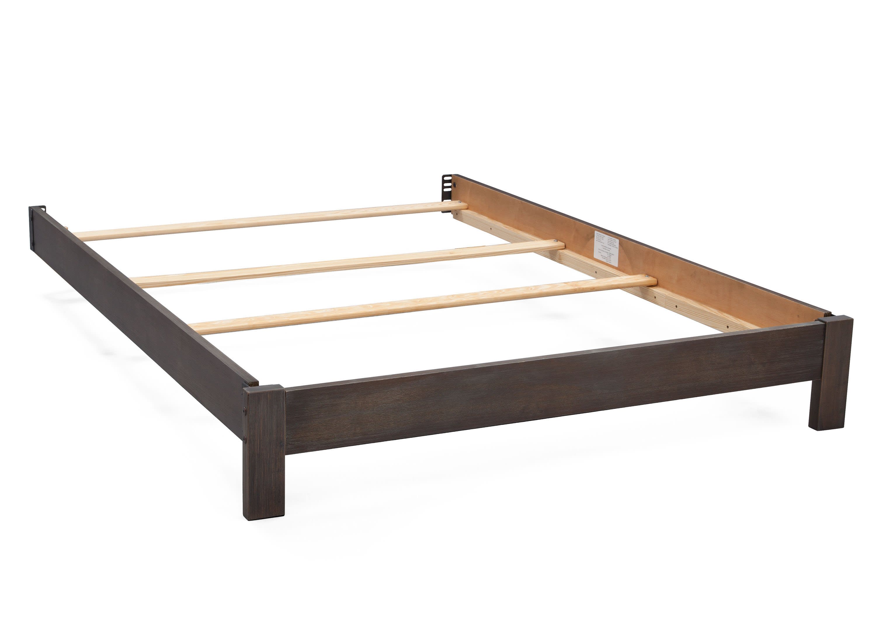Full Size Platform Bed Frame Kit for 4-in-1 Convertible Cribs - Sturdy Wooden Toddler to Adult Bed Conversion - Perfect for Nursery, Kids Room & Guest Bedroom