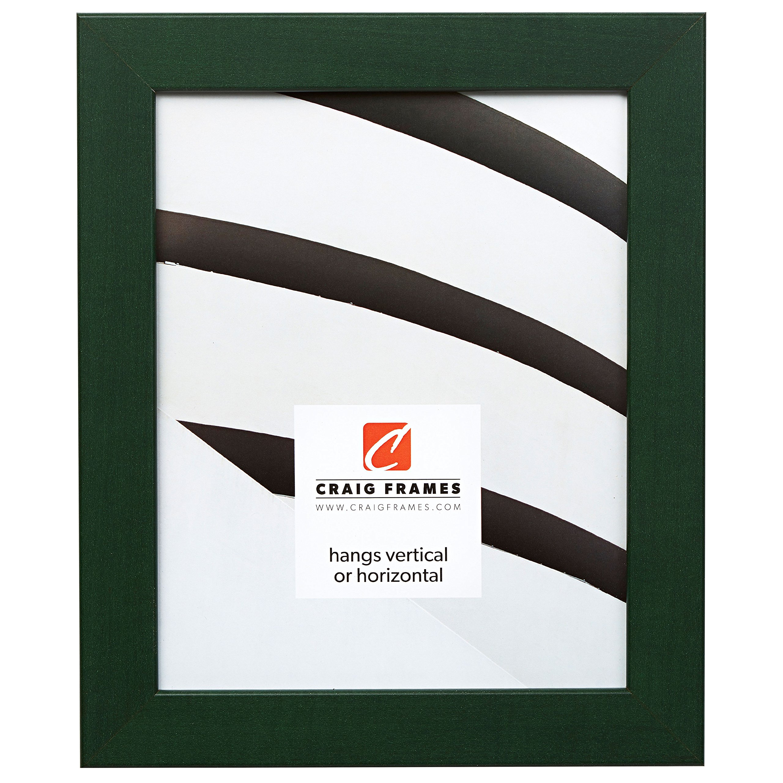 Craig Frames Colori 125 11x14 Inch Green Picture Frame - Perfect for Wall Decor, Home Office, Gallery Displays & Photo Gifts